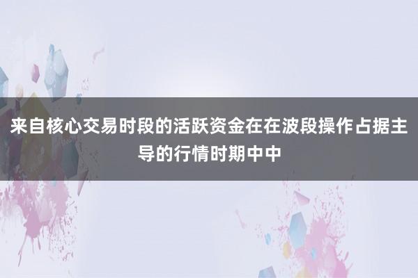 来自核心交易时段的活跃资金在在波段操作占据主导的行情时期中中